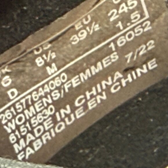 Clarks Collection Ambyr Joy Office Comfort Leather Heel Pumps Womens 8.5 Black - Picture 10 of 10